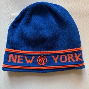 NEW YORK METS vintage cap unisex Blue Orange Knit Beanie mlb hat